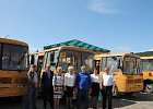 Четыре школьных автобуса переданы в Лазовский район